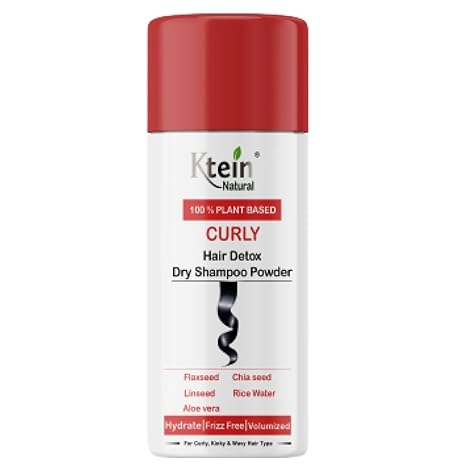 Ktein Natural Plant Based Hair Detox Dry Shampoo Powder for Curly Hair - 25 gms