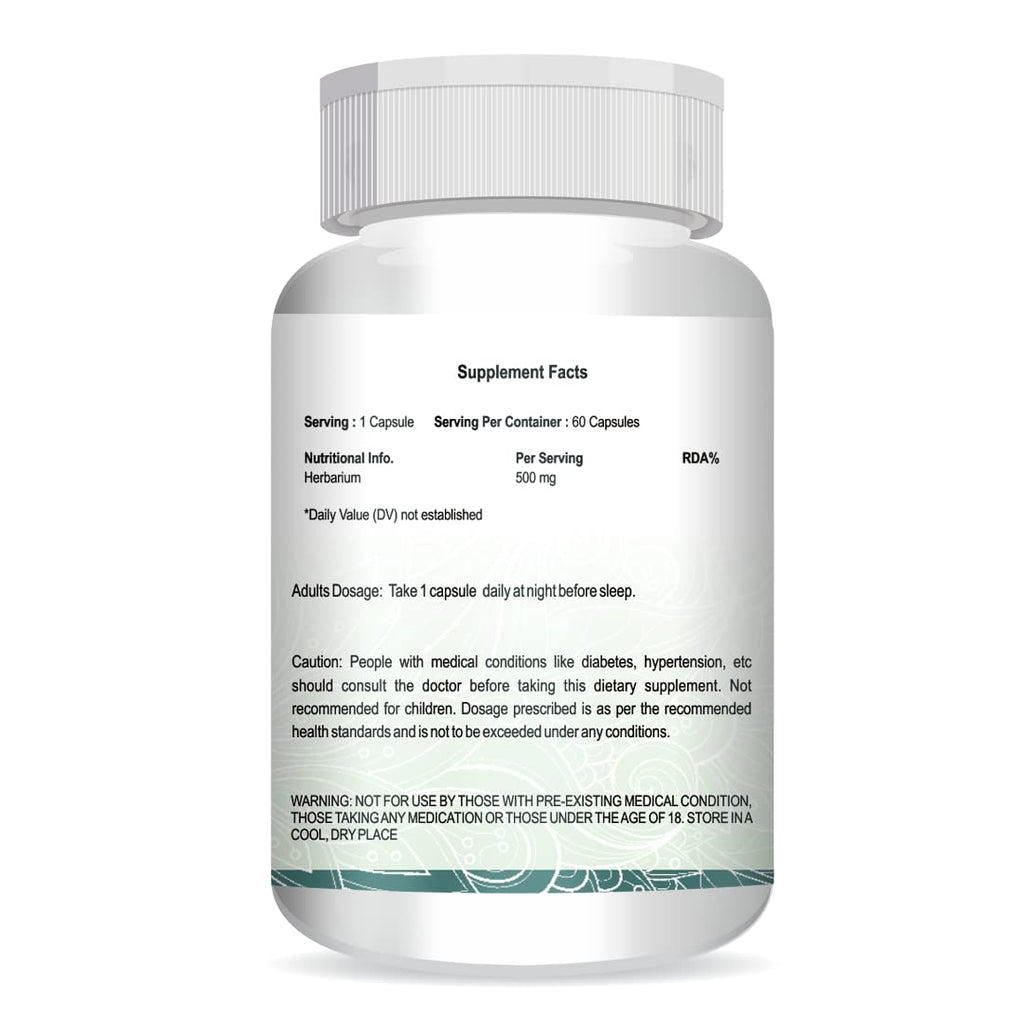 Pro Herbarium Protects Liver, Heart, Lungs, Stomach & Skin from Parasites For Men & Women (60 Capsules)