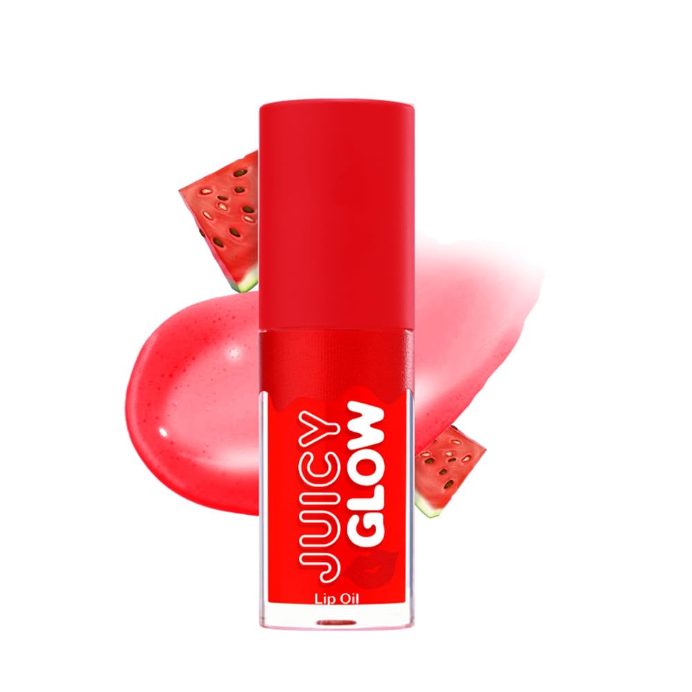 Daily Life Forever52 Juicy Glow Lip Oil â€“ Hydrating Tinted Lip Gloss, Plumping & Nourishing Formula | Non-Sticky, High Shine Gloss | Sheer Juicy Tint for Soft Lips (Sour Watermelon-03, Juicy Lip Glow) | Hydrating Lip Oil