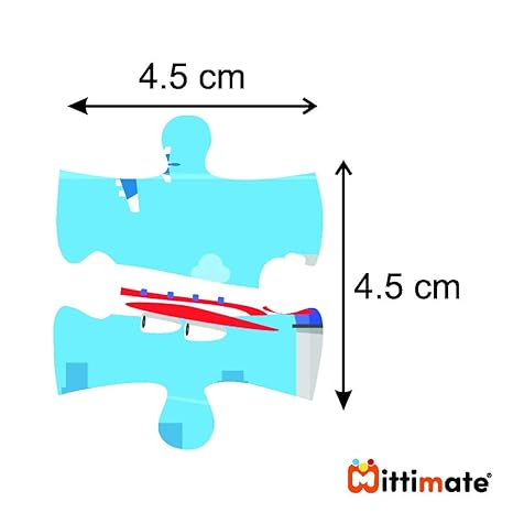Mittimate Airport Jigsaw Puzzle Game for Kids Age 4 to 6 Old 36 Pieces Puzzle Toy