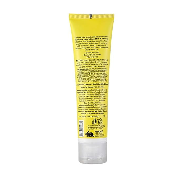 Avon Naturals Honey and Milk Nourishing Cleanser - 100 gms