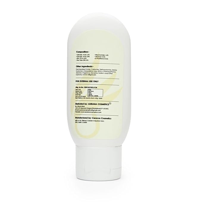 Auriana Cosmetics Skin Brightening Face wash - 65 ml