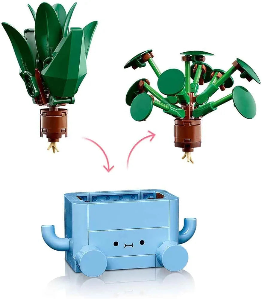 Lego Botanicals Happy Plants Shelf Decor 10349 Building Blocks Toys for 9+ Gift for Boys and Girls
