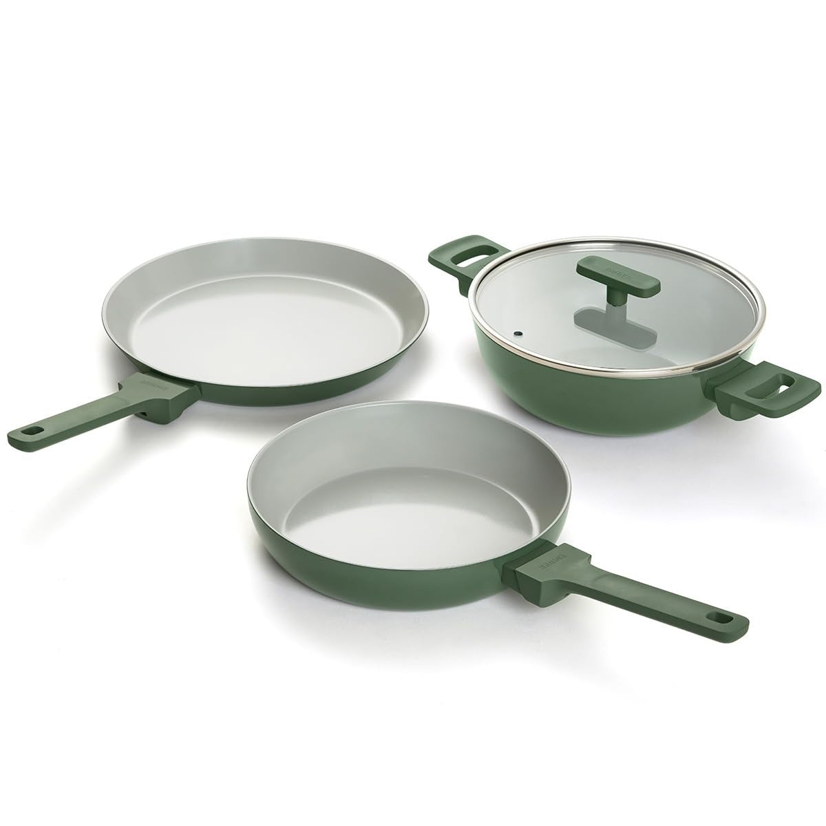 Ember Cookware Set of 3 Soft-Touch Handle