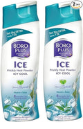 Boroplus Prickly Heat Ice Cool Powder - 185 gms(Pack of 2)