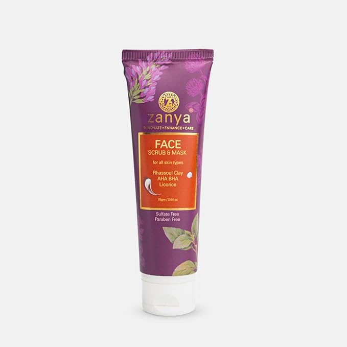 Zanya Face Scrub & Mask - 75 Gms
