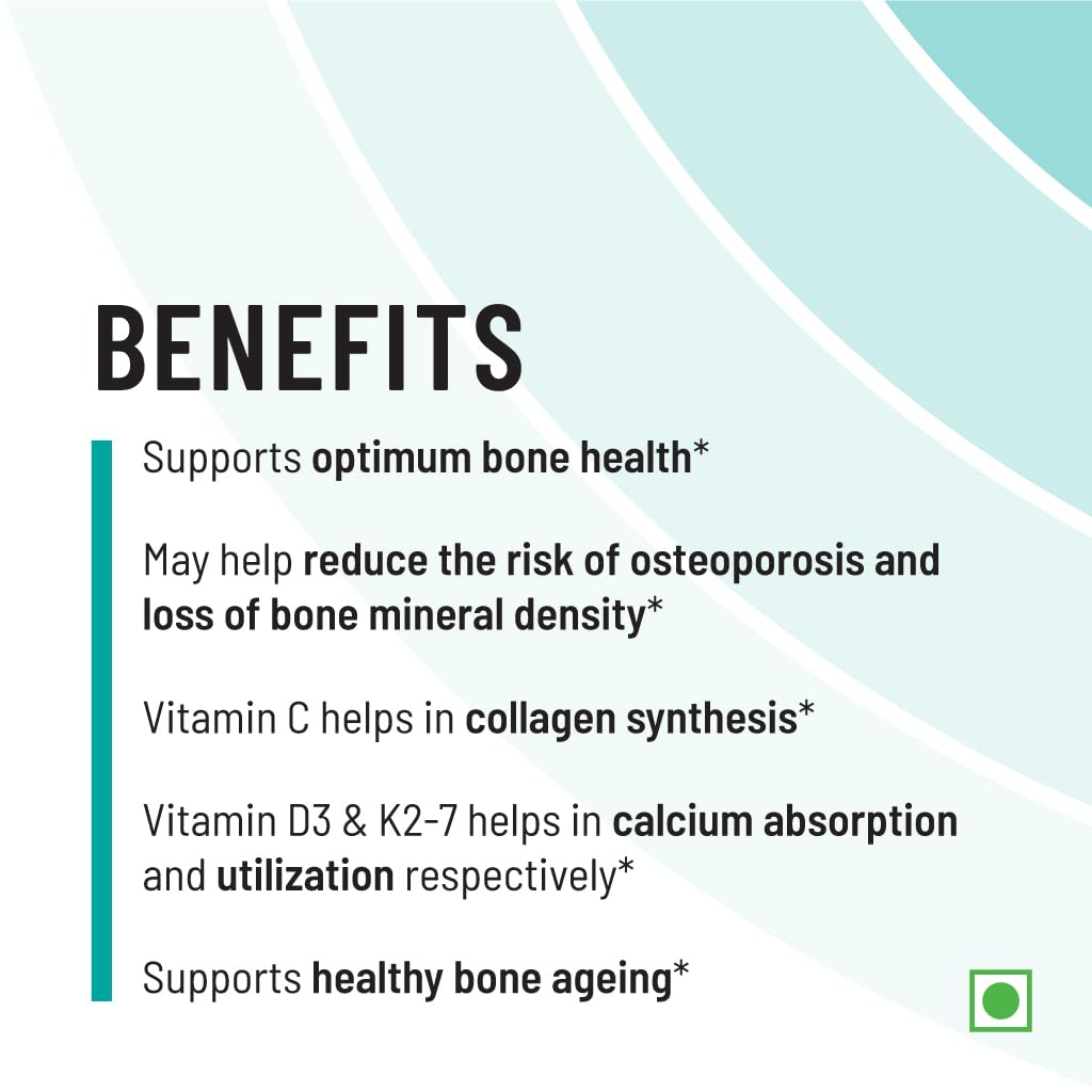 Unived Caldveg | Wholefood Plant-Based Calcium, Magnesium & 73 Trace Minerals, Vit D3 (Lichen), Vit K2-7 (Menaquingold) | Complete Supplement For Bone Health & Healthy Ageing, Capsule