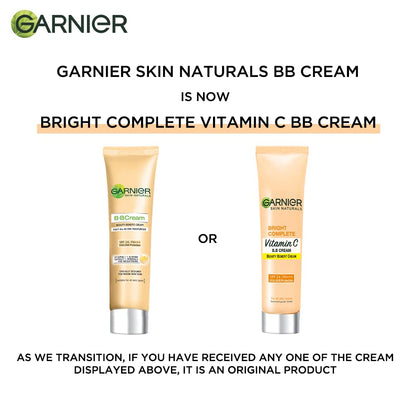 Garnier Skin Naturals Bright Complete Vitamin C B.B. Cream - 30 gms
