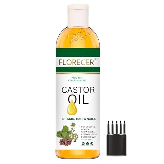 Florecer Pure And Organic Castor Oil For Hair Growth - 100 ml