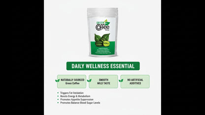 Vokin Biotech Organic Green Coffee Beans Unroasted Arabica Coffee Supports Weight Loss Management
