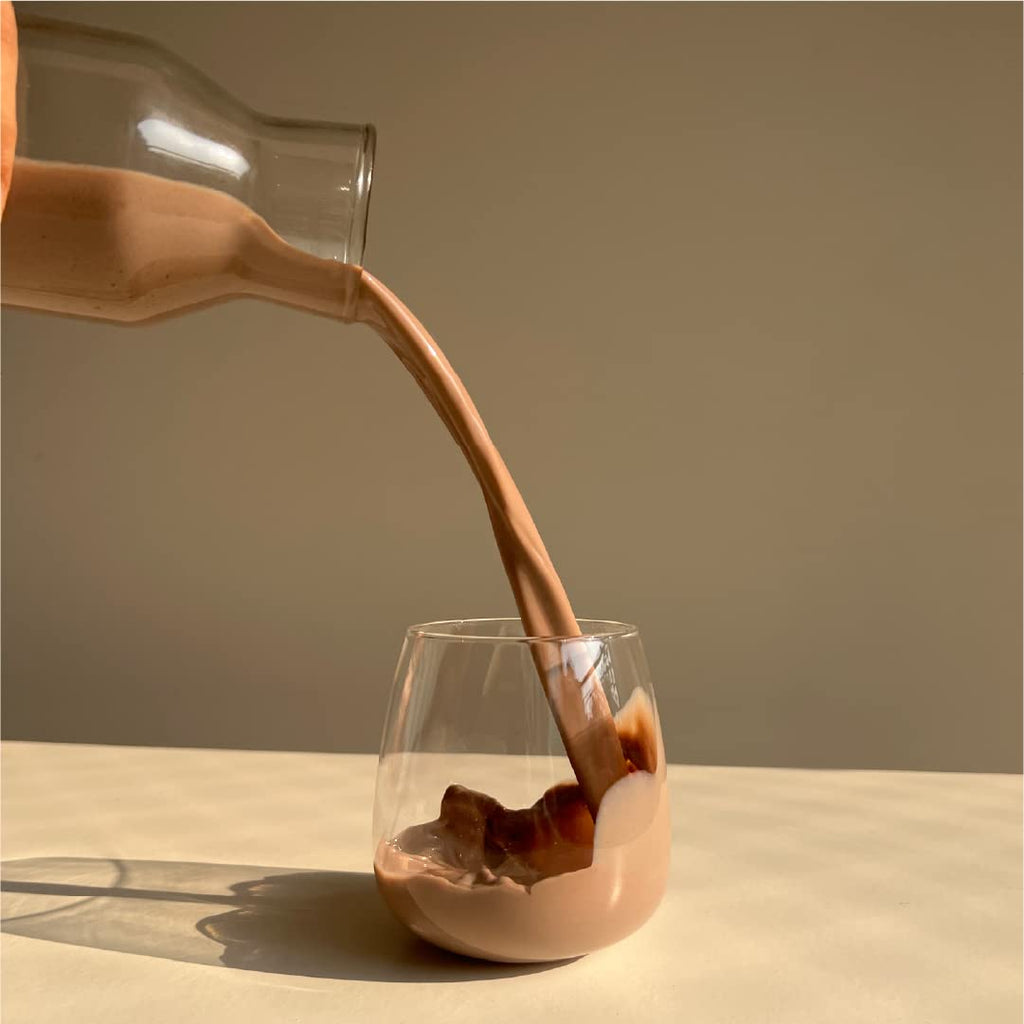 Cosmix My Happy Gut Hot Chocolate | For Improved Digestion & Overall Gut Health | Zero Refined Sugar, No Preservatives | Plant Based | Just add water & Enjoy | 200 gm - Makes upto 14 Cups