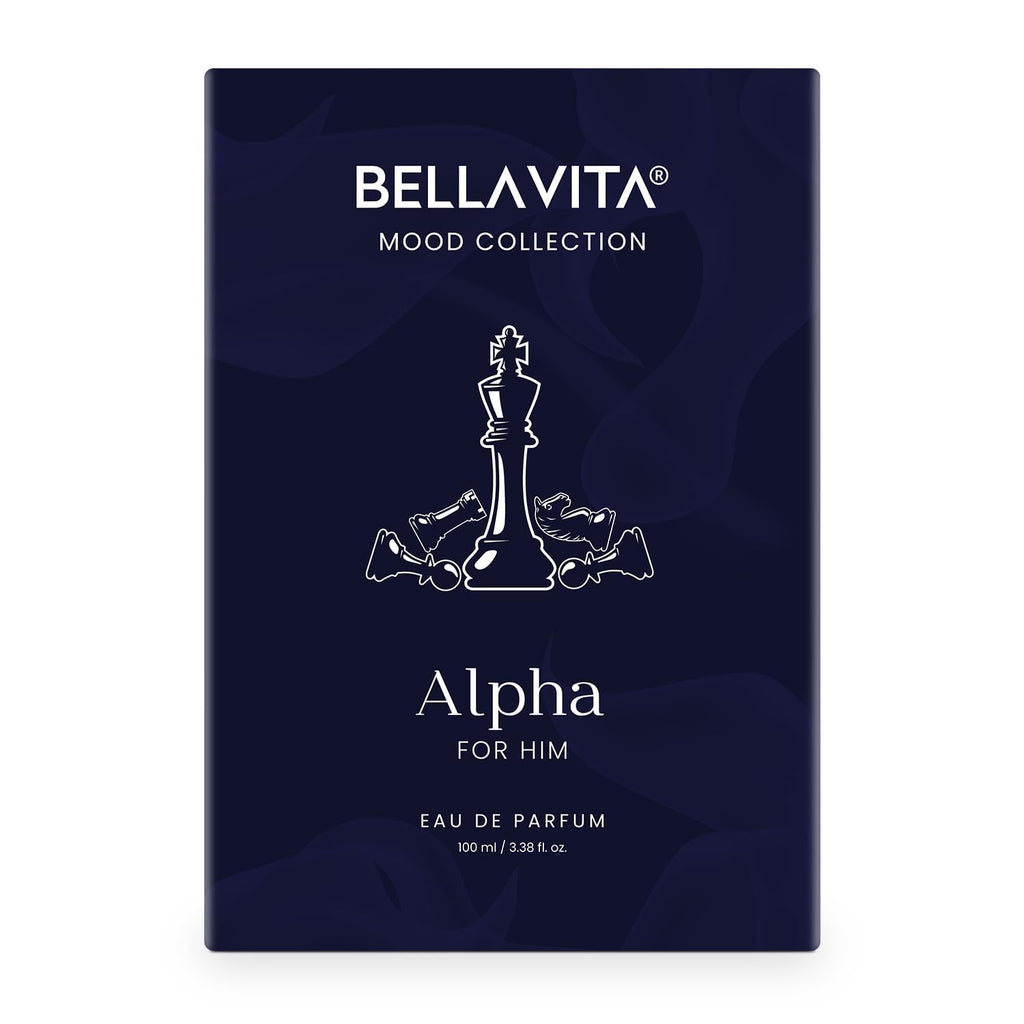 BELLAVITA Mood Collection ALPHA Perfume for Him | Long-Lasting Luxury Perfume | Bold & Sophisticated Perfume For Men, 100ml