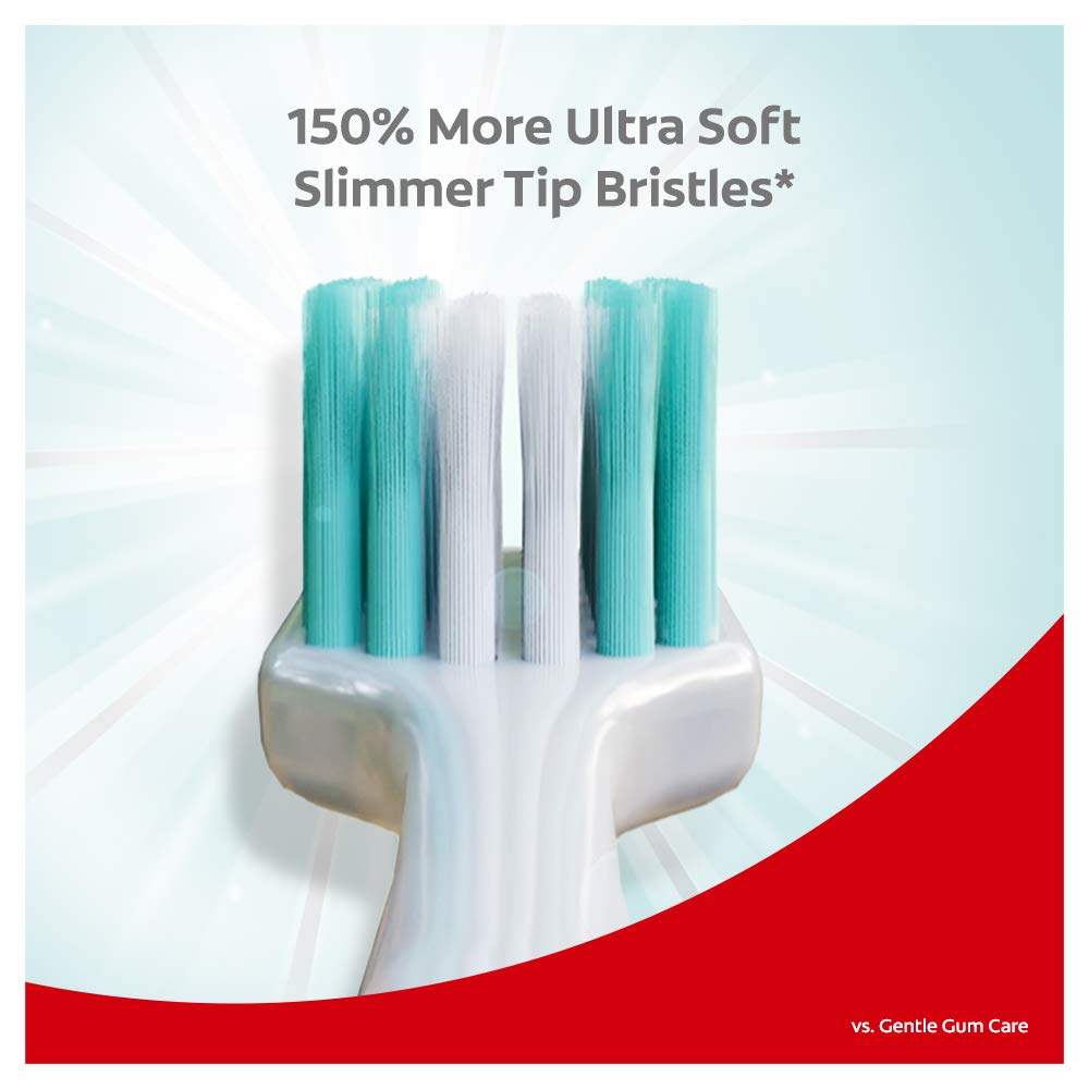 Colgate Gentle Enamel Ultra Soft Bristles Manual Toothbrush for adults, 4 Pcs & Colgate Charcoal Clean Black Gel Toothpaste, Pack of 120g Deep Clean Colgate Toothpaste