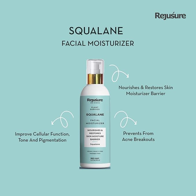 Rejusure Plant Derived Squalane + Vitamin E Face Moisturizer - 50 Ml