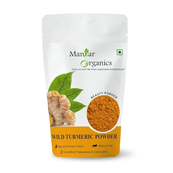 ManHar Organics Wild Turmeric Powder - 100 gms