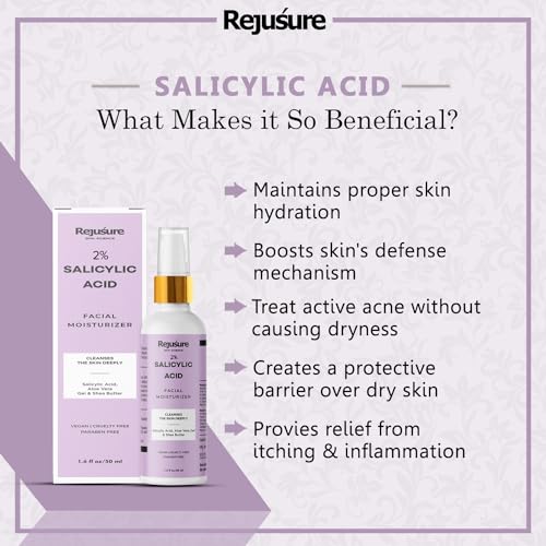 Rejusure 2% Salicylic Acid Moisturizer - 50 Ml | Pack of 2