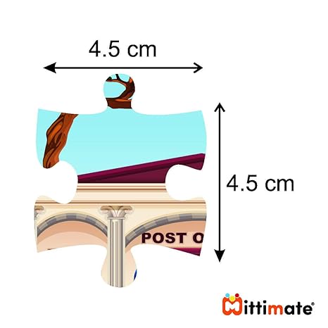 Mittimate Post Office Jigsaw Puzzle Game for Kids Age 4 to 6 Old I 36 Pieces Puzzle Toy Birthday Gift