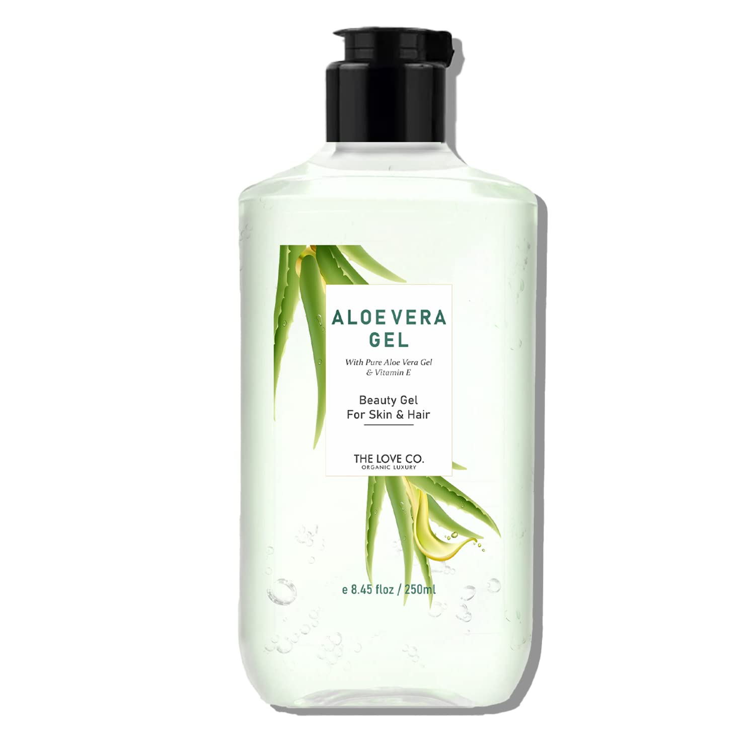 The Love Co. Pure Aloe Vera Gel + Tea Tree Gel 250mlx2 | Pack of 2