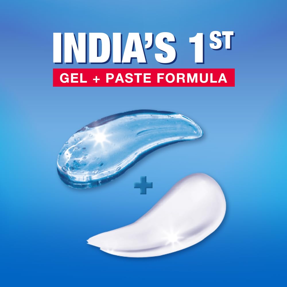 Pepsodent 2-in-1 Toothpaste 80G ||First in India Paste + Gel formula || Helps prevent cavity + Freshens breath_150G