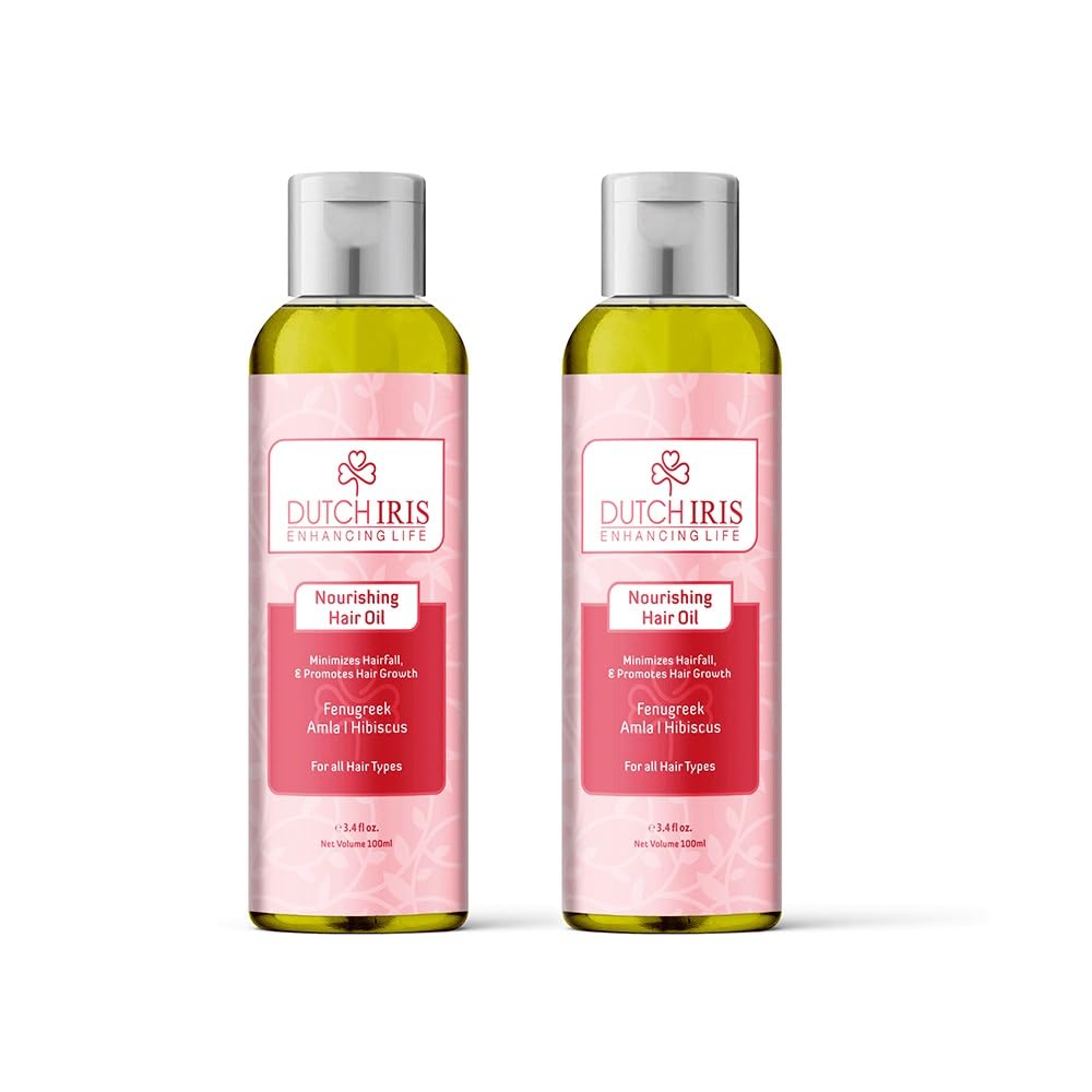 Dutch Iris Nourishing Hair Oil - 100 Ml | Pack of 2