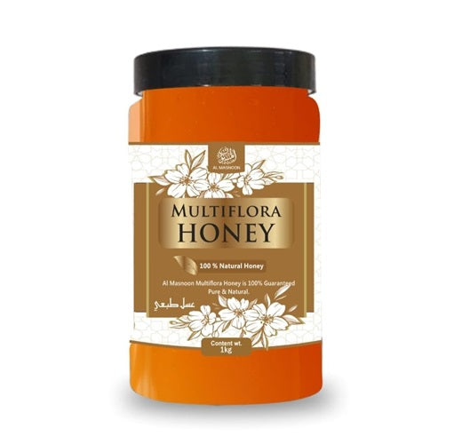 Al Masnoon Multiflora Honey Pure & Natural Raw Honey - 1 Kg