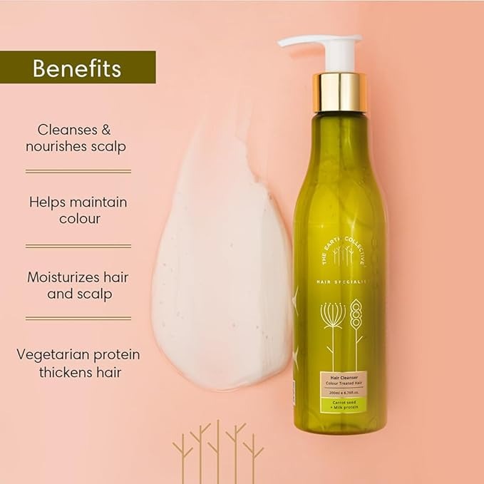 The Earth Collective Hair Cleanser Colour Treated Hair - 200 ml
