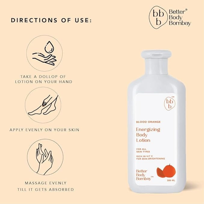Better Body Bombay Blood Orange Energizing Body Lotion - 300 ml