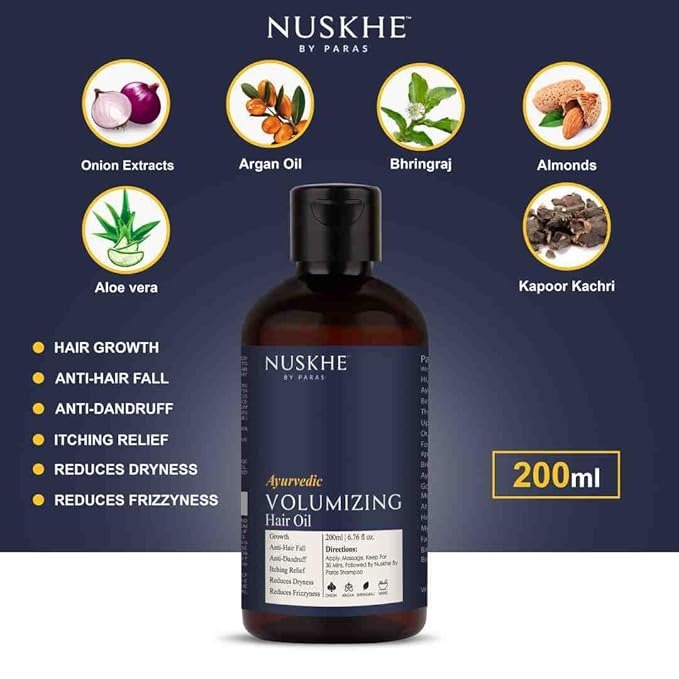 Nuskhe By Paras Ayurvedic Volumizing Hair Oil - 200 ml