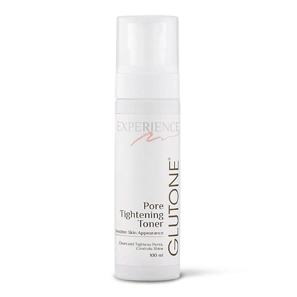 Glutone Pore Tightening Toner with AHA& Witch Hazel Extract |Smoother skin Appearance, clears & tightens clogged pores |Gentle Exfoliation for Sebum & shine Control |100ml