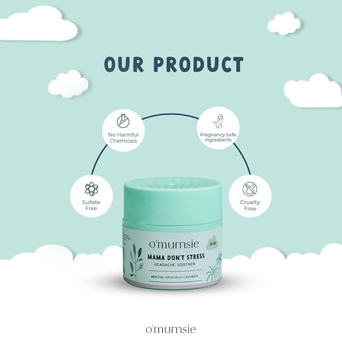 O'mumsie Mama Don't Strees Headache Soother Balm - 50 ml