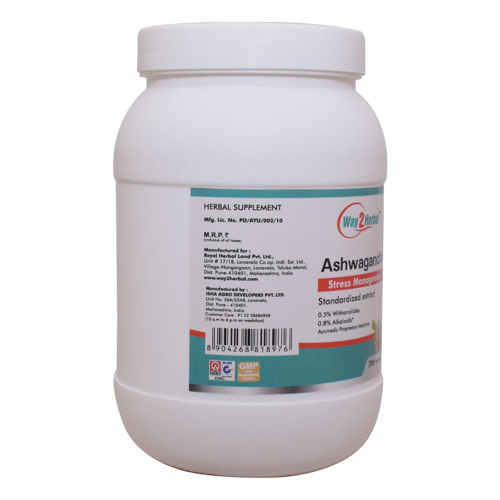 Way2Herbal Ashwagandha - 120 caps