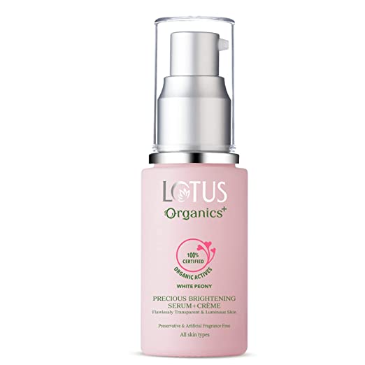 Lotus Organics+ Precious Brightening Serum Plus Creme - 30 gms