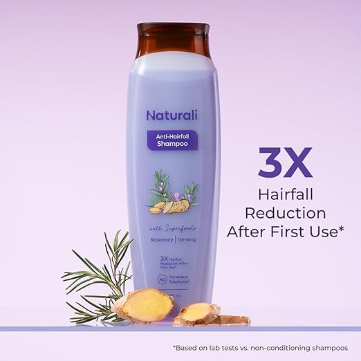 Naturali Anti-Hairfall Shampoo with Rosemary Oil  - 200 ml