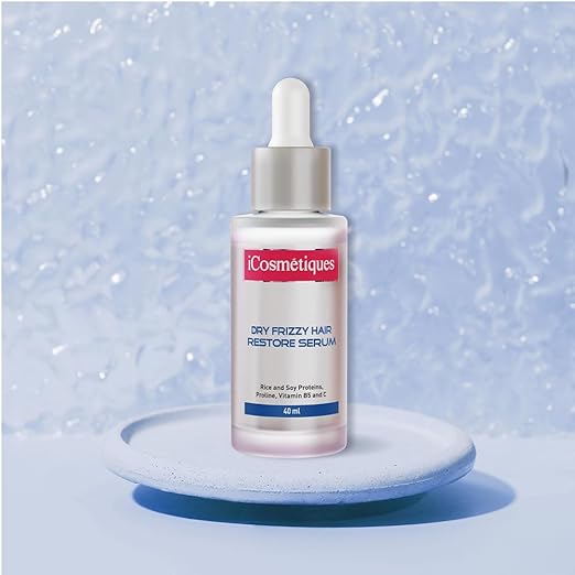 iCosmetiques Hair Serum for Dry & Frizzy Hair Reduces Breakage - 40 ml