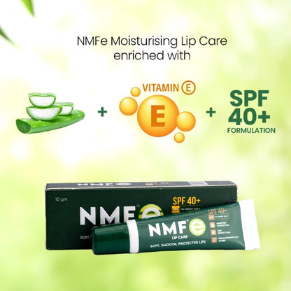 NMFe Moisturising Lip Care 10 Gm SPF 40+ For Dry And Chapped Lips - 10 gms