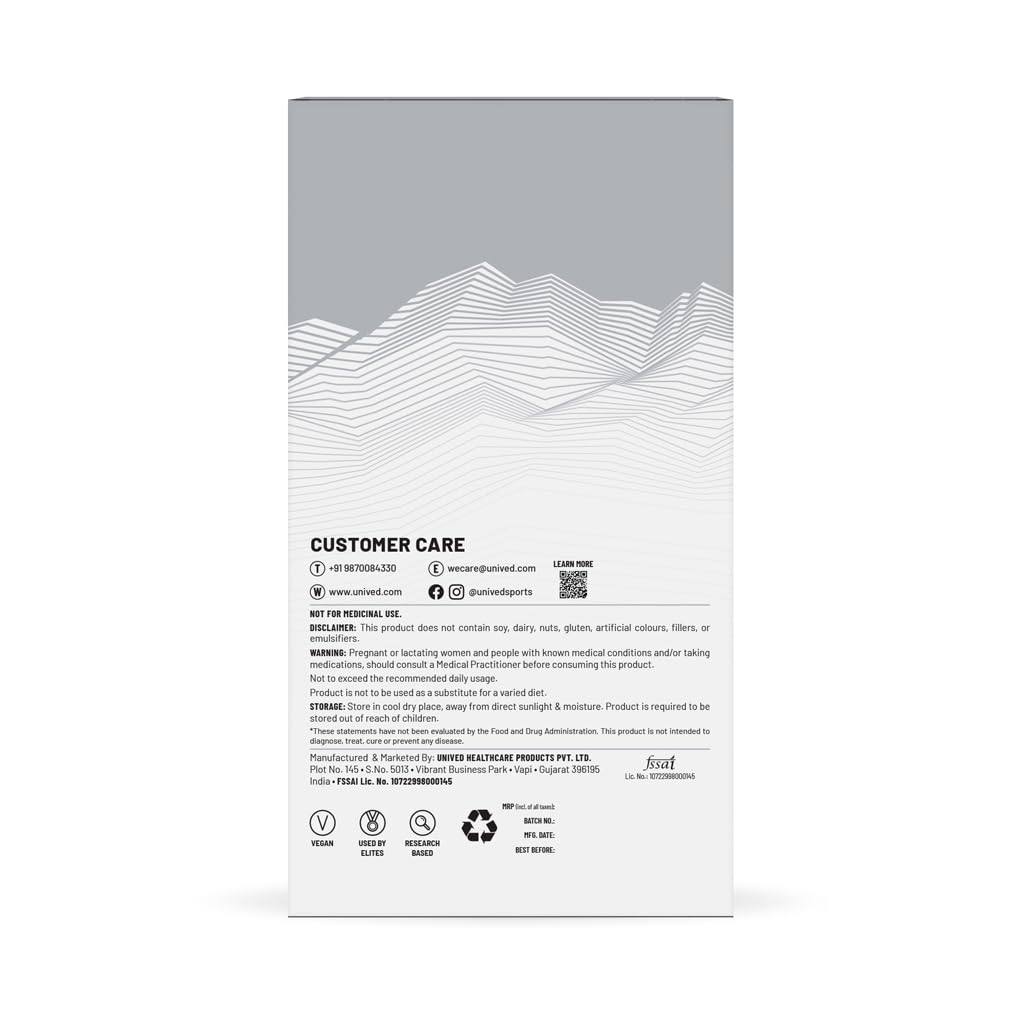 Unived Elite Drink Mix 160 | Isotonic Energy Drink | 2:1 Ratio & 40g Carbohydrates with Betaine & Beta-Alanine | Endurance Athletes Sports Drink