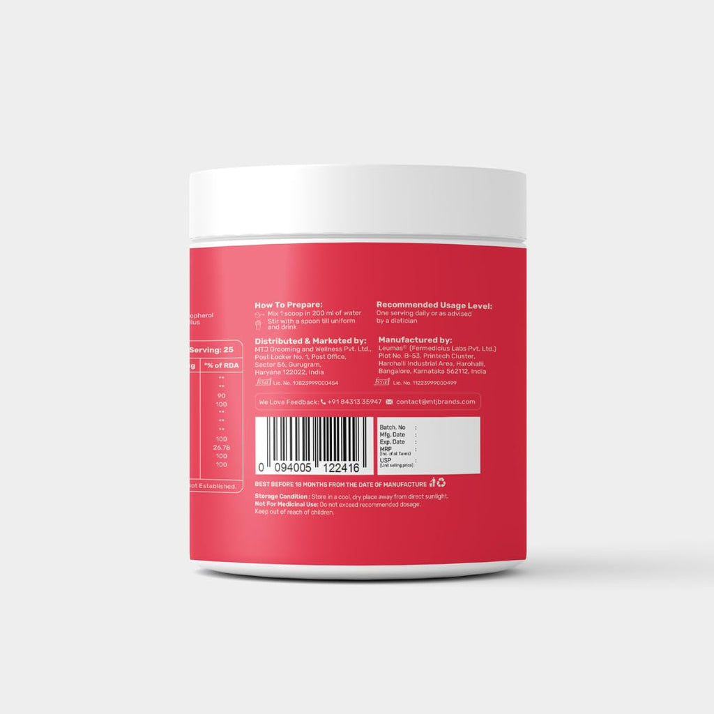 The Healthspan Co. Pure Korean Marine Collagen 250g for Skin, Hair, Nails, Bones & Joints, Hydrolyzed Collagen I & III Powder with Biotin, Hyaluronic Acid & L-Glutathione for Women & Men, Watermelon Flavor, 25 Serves