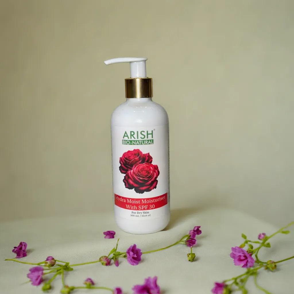 Arish Bio-natural Hydra Moist Moisturiser for Dry and Sensitive Skin - 300 Ml