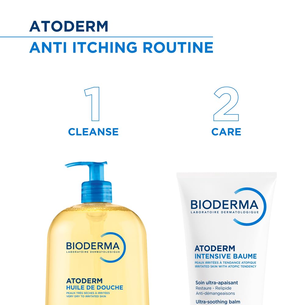 Bioderma Atoderm Intensive Baume for Very Dry to Sensitive, Irritated to Atopic Skin, Anti-itching, Ultra-soothing & Ultra-nourishing, 200ml