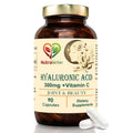 Nutraliebe Hyaluronic Acid 300mg - Premium Joint & Skin Support, Non-GMO, 90 Capsules