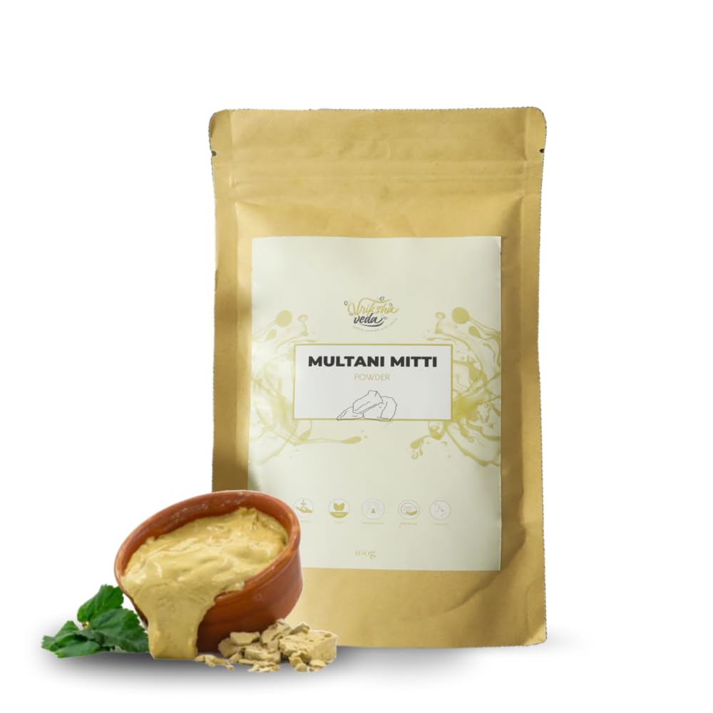Vriksha Veda Multani Mitti Powder For Face Pack - 100 gms (Pack of 2)