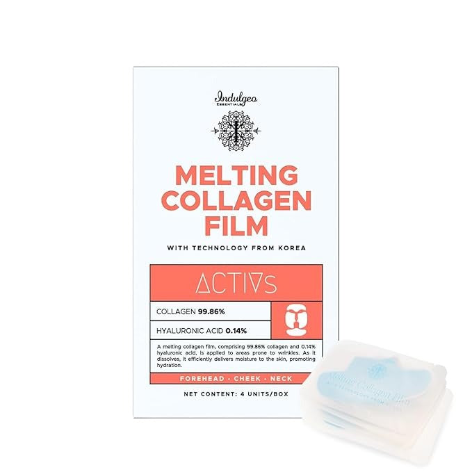 Indulgeo Essentials Melting Collagen Film Patches For Hydrating Skin - Pack of 4