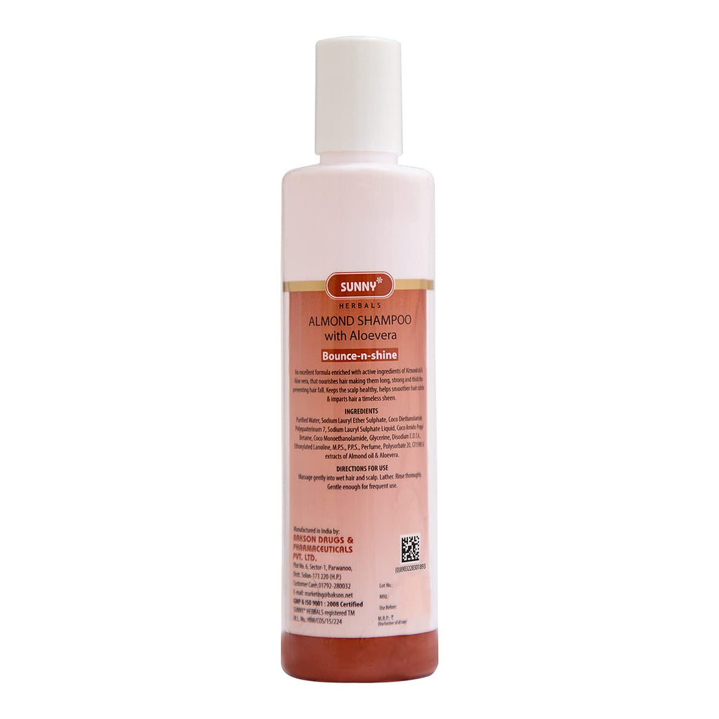 Sunny Almond Shampoo With Aloevera - 150 ml (Pack of 2)