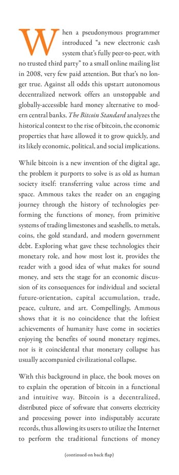 The Bitcoin Standard: (Paperback) (S)