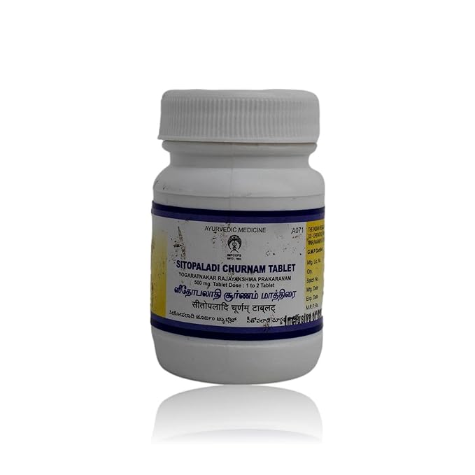 Impcops Ayurveda Sithophaladi Churnam Tablet - 100 Tabs