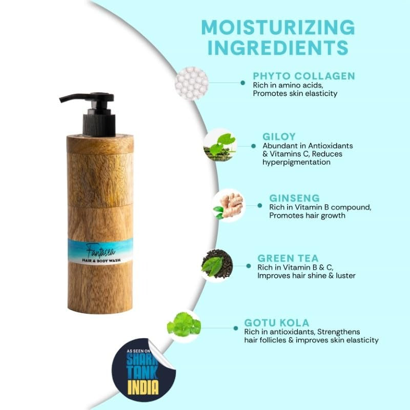 Mintree Organic Ocean Moisturizing Hair & Body wash - 200 ml