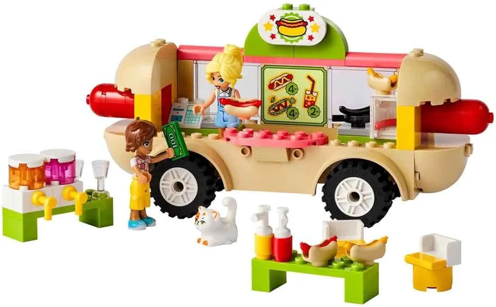Lego Friends Hot Dog Food Truck Toy Set with Mini-Dolls 42633