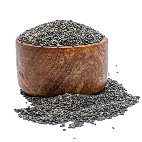 RR NUTS Chia Seeds 100gm | Seeds for Weight Management | Rich in Calcium, Protein & Fibre | Beat the Heat | 100% Clean Chia Seeds for Eating | Antioxidant Rich Seeds