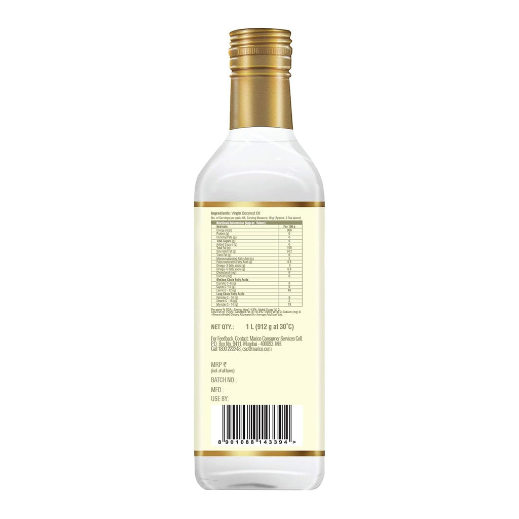 Coco Soul Cold Pressed Unrefined Virgin Coconut Oil - 1 L