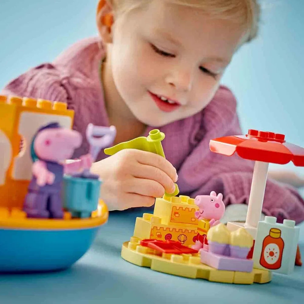 Lego Duplo Peppa Pig Boat Trip Playset 10432 Building Blocks Toys for 2+ Gift for Boys and Girls